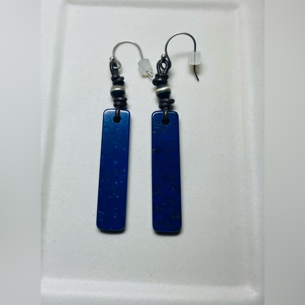 New! Lapis Spires Earrings